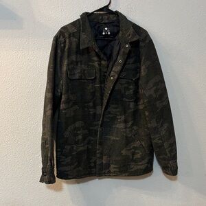 Zack Button Down Camouflage Jacket